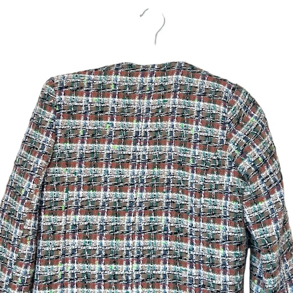 Anthropologie Autres Filles Tweed Jacket with Jewel Buttons- Size XS - Picture 10 of 15